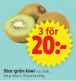 ICA Supermarket Stor grön kiwi erbjuda