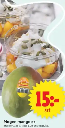 ICA Supermarket Mogen mango erbjuda
