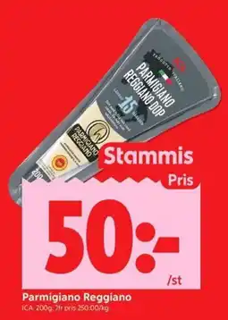 ICA Kvantum Stammis Parmigiano Reggiano erbjuda