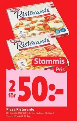 ICA Kvantum Dr Oetker Pizza Ristorante erbjuda