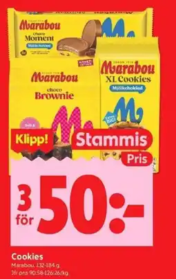 ICA Kvantum Marabou Cookies erbjuda
