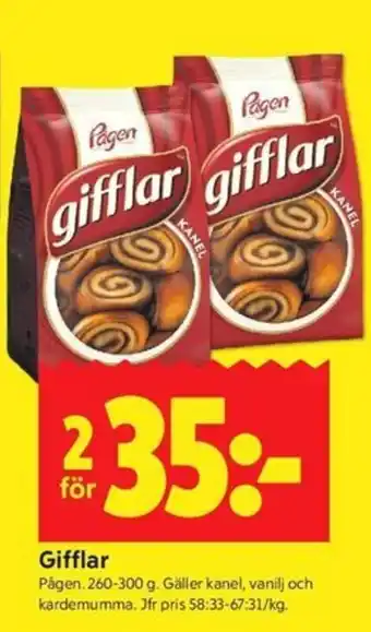Pagen gifflar