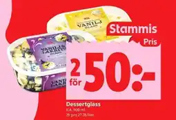 ICA Kvantum Ica dessertglass erbjuda