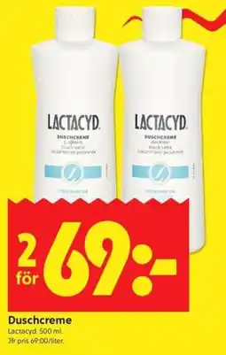 ICA Kvantum Lactacyd Duschcreme erbjuda