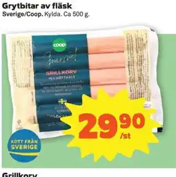 Coop Konsum Coop grillkory erbjuda