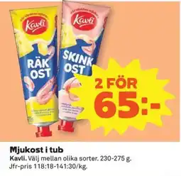Coop Konsum Kavli mjukost i tub erbjuda