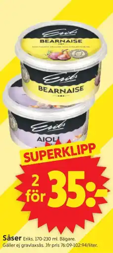ICA Supermarket Eriks såser erbjuda