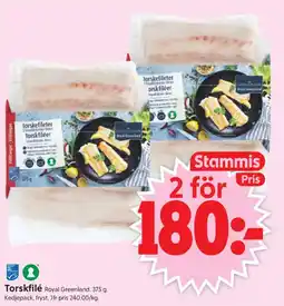 ICA Supermarket Torskfilé Royal Greenland erbjuda