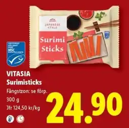 Lidl Vitasia surimisticks erbjuda