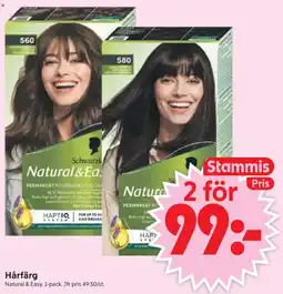 ICA Supermarket Schwarzkopf Natural & Easy erbjuda