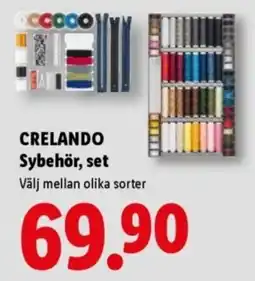 Lidl Crelando sybehör, set erbjuda