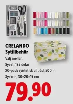 Lidl Crelando sytillbehör erbjuda