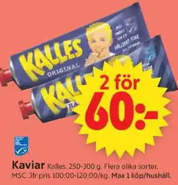 ICA Supermarket Kallies kaviar erbjuda