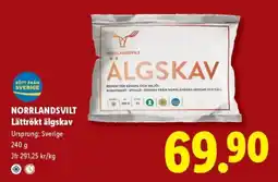Lidl Norrlandsvilt lätttrökt älgskav erbjuda