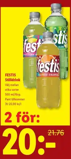 Lidl Festis Stilldrink erbjuda