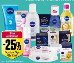 ÖoB Nivea ansiktsvård erbjuda