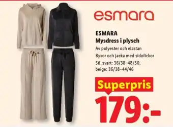 Esmara Mysdress i plysch
