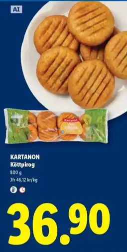 Lidl Kartanon köttpirog erbjuda
