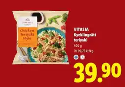 Lidl Vitasia kycklingrätt teriyaki erbjuda