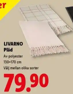Lidl Livarno Pläd erbjuda