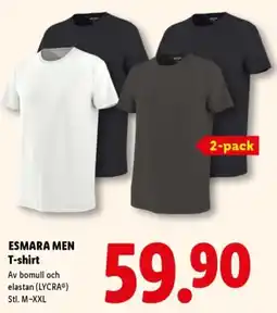 Lidl Esmara men t-shirt erbjuda
