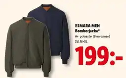 Lidl Esmara men bomberjacka erbjuda