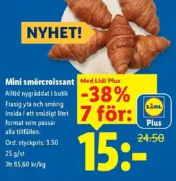 Lidl Lidl mini smörcroissant erbjuda