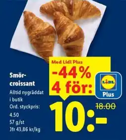 Lidl Lidl Smör-croissant erbjuda
