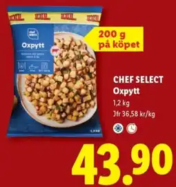 Lidl Chef select Oxpytt erbjuda
