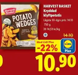 Lidl Harvest Basket potato wedges erbjuda