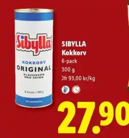 Lidl Sibylla kokkorv original erbjuda