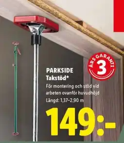 Lidl Parkside takstöd erbjuda