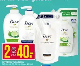 ÖoB DOVE PUMPTVÅL/REFILL erbjuda