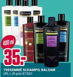 ÖoB TRESEMMÉ SCHAMPO, BALSAM erbjuda