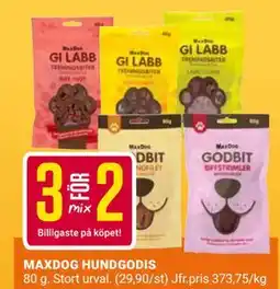 ÖoB MAXDOG HUNDGODIS erbjuda