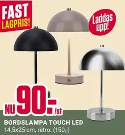 ÖoB BORDSLAMPA TOUCH LED erbjuda