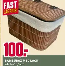 ÖoB BAMBUBOX MED LOCK erbjuda