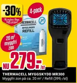 ÖoB THERMACELL MYGGSKYDD MR300 erbjuda