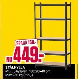 ÖoB STÅLHYLLA erbjuda