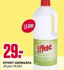 ÖoB EFFEKT GRÖNSÅPA erbjuda