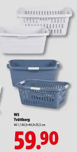 Lidl W5 Tvättkorg erbjuda