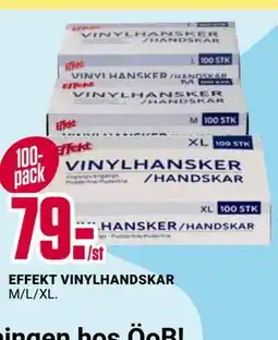 ÖoB EFFEKT VINYLHANDSKAR erbjuda