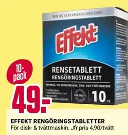 ÖoB EFFEKT RENGÖRINGSTABLETTER erbjuda