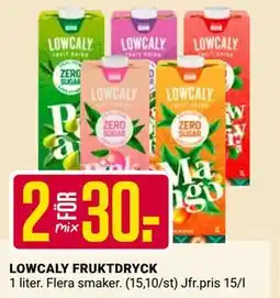 ÖoB LOWCALY FRUKTDRYCK erbjuda