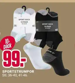 ÖoB SPORTSTRUMPOR erbjuda