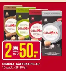 ÖoB GIMOKA KAFFEKAPSLAR erbjuda