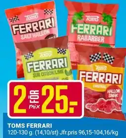 ÖoB TOMS FERRARI erbjuda