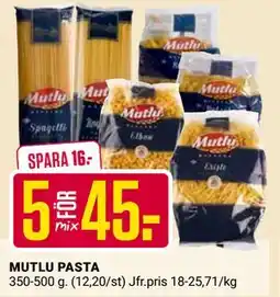 ÖoB MUTLU PASTA erbjuda