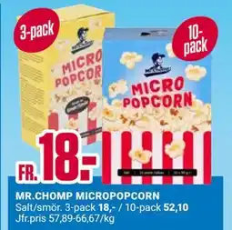 ÖoB MR.CHOMP MICROPOPCORN erbjuda
