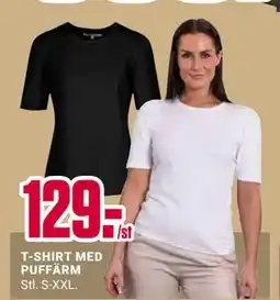 ÖoB T-SHIRT MED PUFFÄRM erbjuda